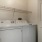 a white washing machine in a room
